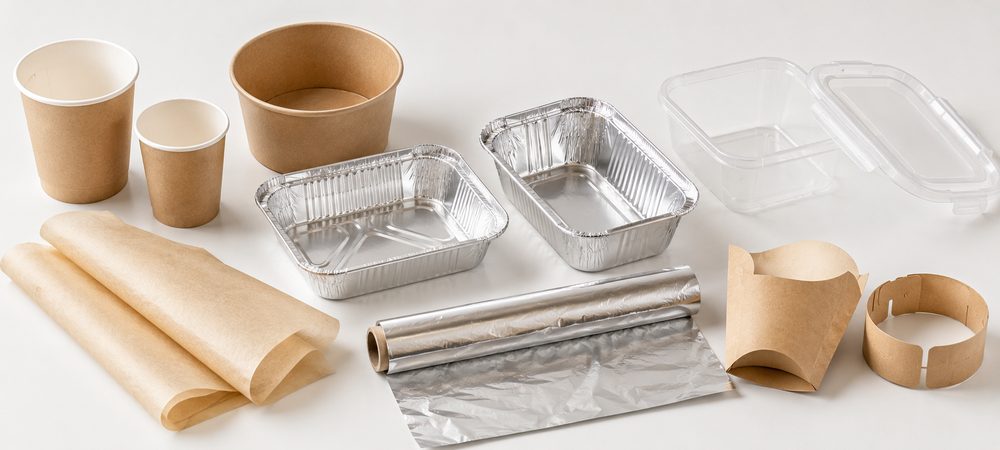 Emballages alimentaires : barquettes et gobelets